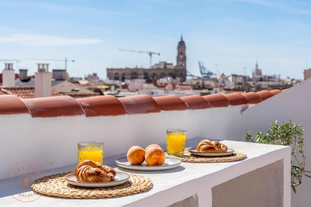 Casa La Terraza With Big Rooftop Terrace Malaga Exterior photo