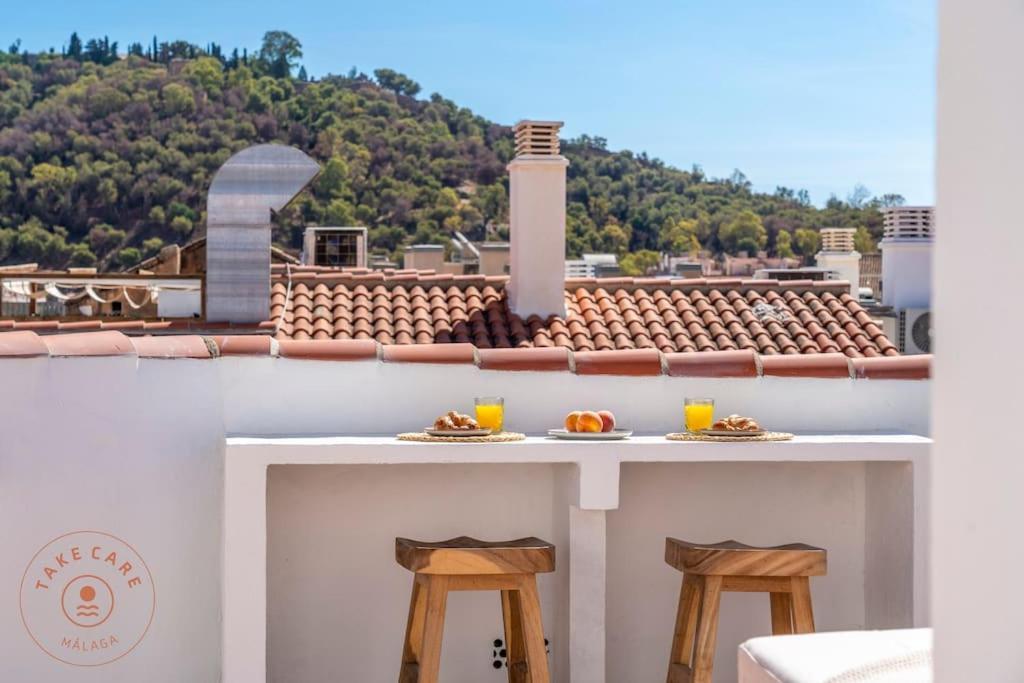 Casa La Terraza With Big Rooftop Terrace Malaga Exterior photo