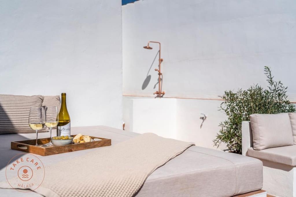 Casa La Terraza With Big Rooftop Terrace Malaga Exterior photo